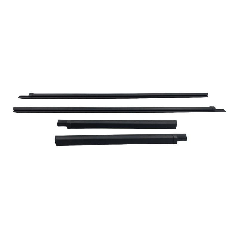 4Pcs Outer Window Seals Moulding Set Fit For Nissan Navara D40 For Mitsubishi Triton 80820EB700 2005-2014