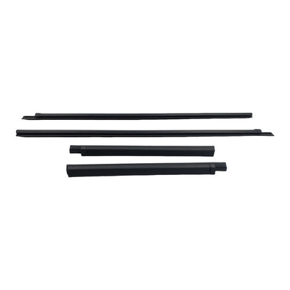 4Pcs Outer Window Seals Moulding Set Fit For Nissan Navara D40 For Mitsubishi Triton 80820EB700 2005-2014