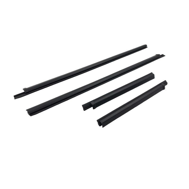 4Pcs Outer Window Seals Moulding Set Fit For Nissan Navara D40 For Mitsubishi Triton 80820EB700 2005-2014