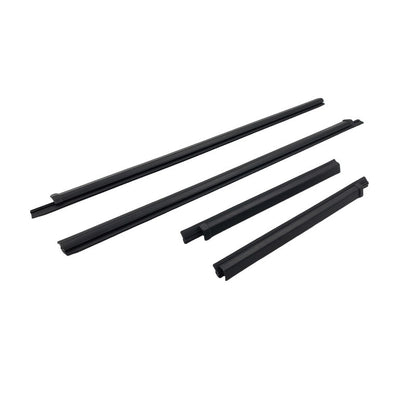 4Pcs Outer Window Seals Moulding Set Fit For Nissan Navara D40 For Mitsubishi Triton 80820EB700 2005-2014