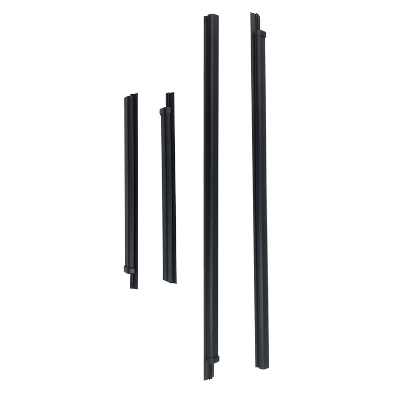 4Pcs Outer Window Seals Moulding Set Fit For Nissan Navara D40 For Mitsubishi Triton 80820EB700 2005-2014
