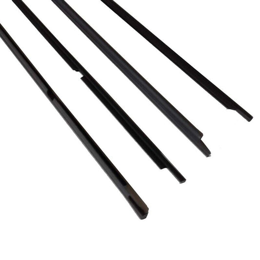 4 x Weather Strips Window Mould Fit For Toyota LandCruiser 100 105 Series Black