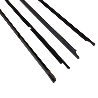 4 x Weather Strips Window Mould Fit For Toyota LandCruiser 100 105 Series Black