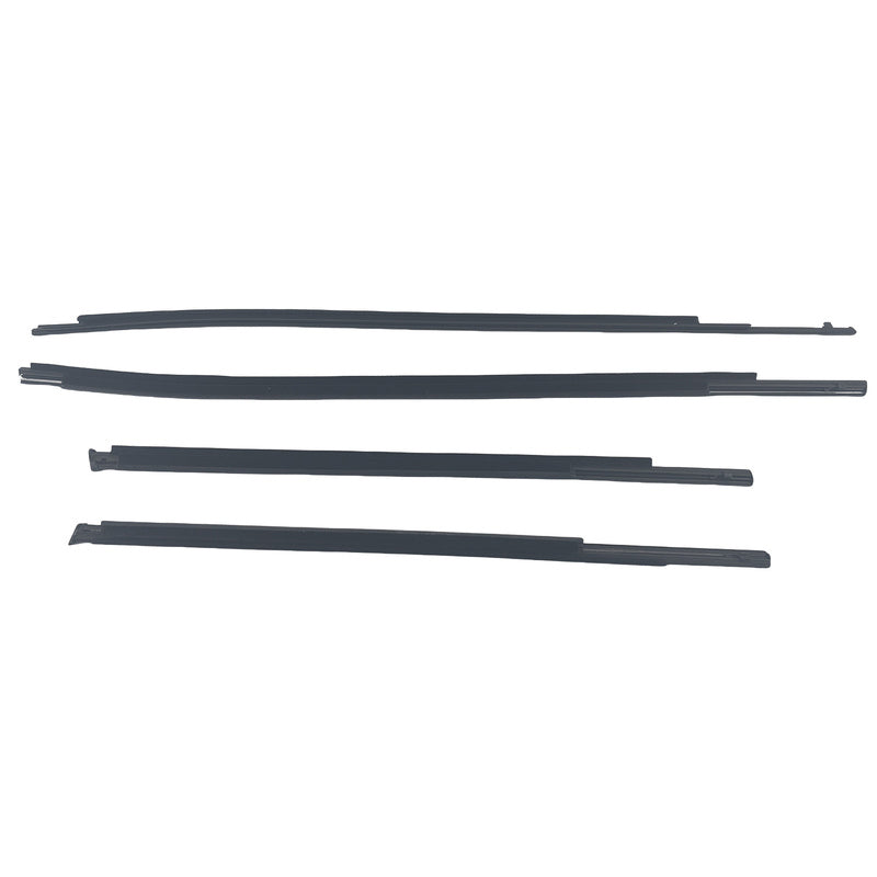 4 Pcs Outer Window Mould Seal Trim Fit For Toyota Hilux Revo 4 Doors 2015-2021