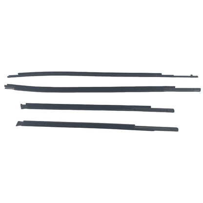 4 Pcs Outer Window Mould Seal Trim Fit For Toyota Hilux Revo 4 Doors 2015-2021