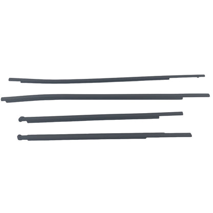 4 Pcs Outer Window Mould Seal Trim Fit For Toyota Hilux Revo 4 Doors 2015-2021