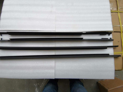 Set 4 Window Glass Moulding Trim Fit For Toyota Landcruiser Prado 150 Series 2009-2018