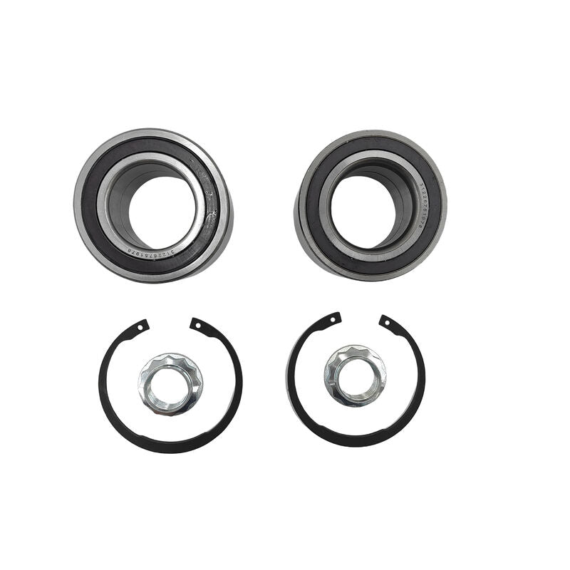 2 Pcs Front Wheel Bearing Kit Left & Right Hand Side Fit For BMW X3 E83 X5 E53 3.0d SAV AWD 2001-ON