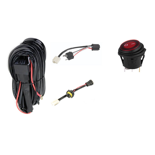 Universal Plug & Play Driving Light / Lightbar Wiring Harness