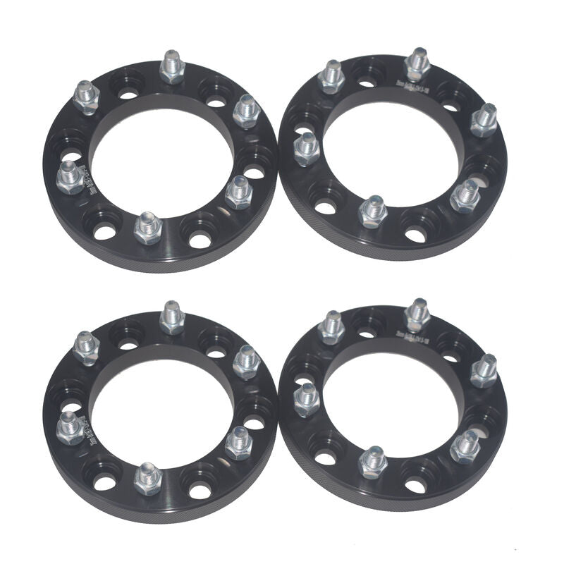 4 Pcs 25mm 6 Stud 6x139.7 M12x1.5 Wheel Spacers Fit For Toyota Hilux Pajero Triton Ranger