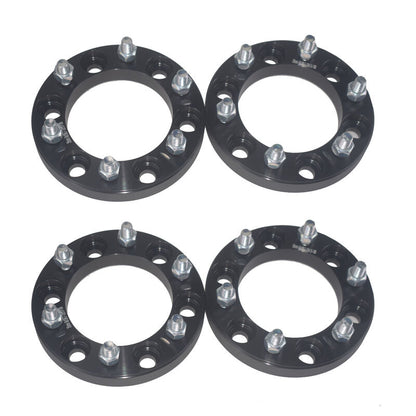 4 Pcs 25mm 6 Stud 6x139.7 M12x1.5 Wheel Spacers Fit For Toyota Hilux Pajero Triton Ranger