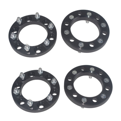 4 Pcs 25mm 6 Stud 6x139.7 M12x1.5 Wheel Spacers Fit For Toyota Hilux Pajero Triton Ranger