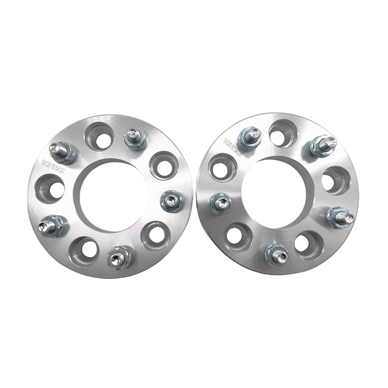 2 Pcs 25mm 5 x 120 Wheel Spacers 5Stud Fit For BMW 1 3 5 Series M3 M5 X1 Z3 Z4 Z8
