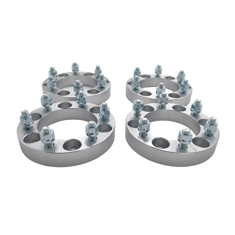 4 Pcs 6 x 139.7 Wheel Spacers 30mm 1.25" 6 Stud Fit For Toyota Land Cruiser For Mitsubishi Montero For Hummer H3