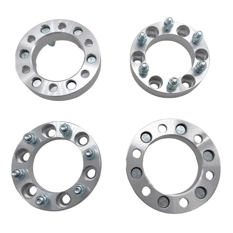 4 Pcs 6 x 139.7 Wheel Spacers 30mm 1.25" 6 Stud Fit For Toyota Land Cruiser For Mitsubishi Montero For Hummer H3