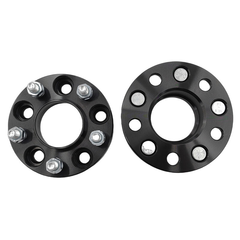 2 Pcs 25mm 5X114.3 Black Wheel Spacer Adapters Fit For Ford Falcon BA BF