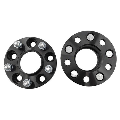2 Pcs 25mm 5X114.3 Black Wheel Spacer Adapters Fit For Ford Falcon BA BF