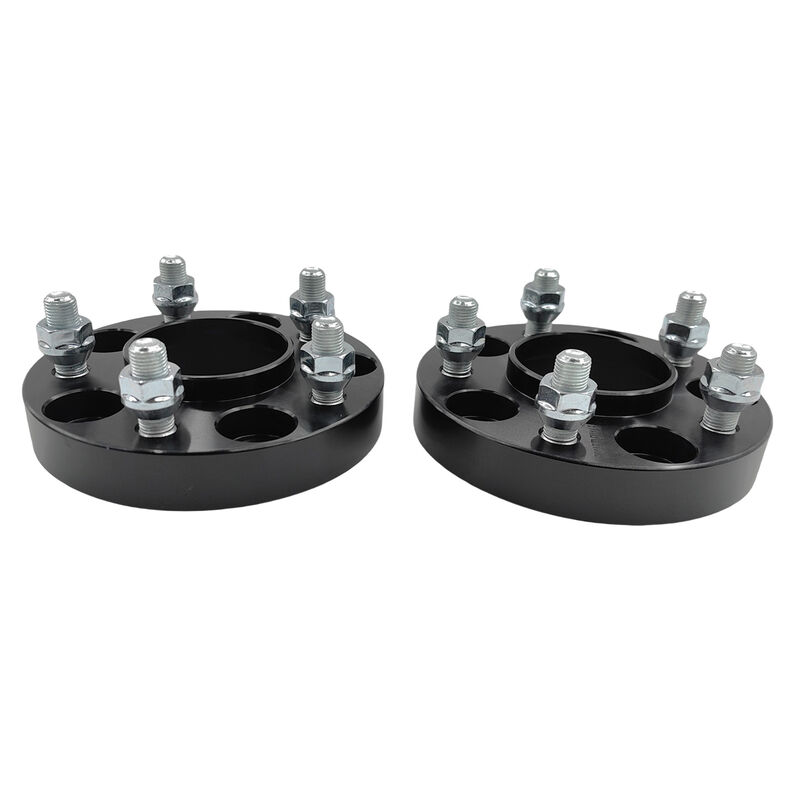 2 Pcs 25mm 5X114.3 Black Wheel Spacer Adapters Fit For Ford Falcon BA BF