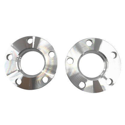 2 x Aluminium Wheel Spacer Adaptor Fit For Ford Silver CB 70.5-70.5mm PCD: 5 x 114.3mm