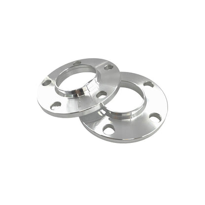 2 x Aluminium Wheel Spacer Adaptor Fit For Ford Silver CB 70.5-70.5mm PCD: 5 x 114.3mm