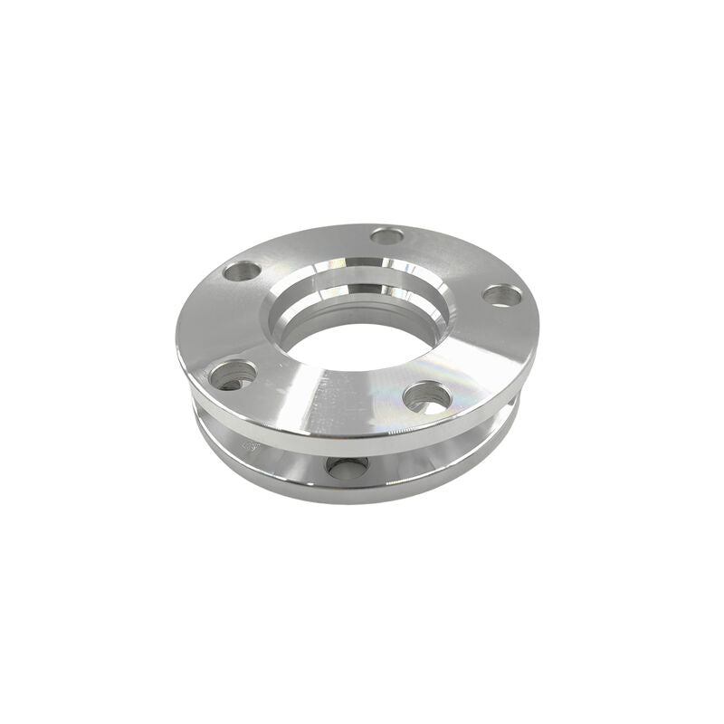 2 x Aluminium Wheel Spacer Adaptor Fit For Ford Silver CB 70.5-70.5mm PCD: 5 x 114.3mm