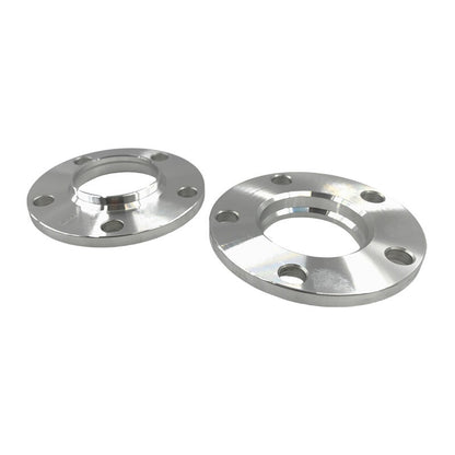 2 x Aluminium Wheel Spacer Adaptor Fit For Ford Silver CB 70.5-70.5mm PCD: 5 x 114.3mm
