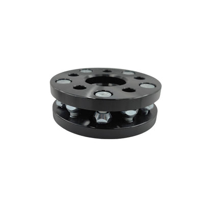 2 x 15mm Thick Black Wheel Spacer Adaptor CB: 56-56mm PCD: 5x100mm