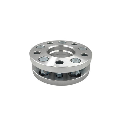 2 x 15mm Aluminium Wheel Spacer Adaptor Silver CB: 67-67mm Fit For Mazda