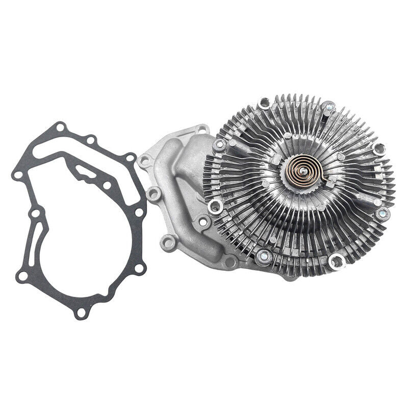 Water Pump & Fan Clutch Fit For Nissan Patrol GU Y61 Navara D22 ZD30 3.0L Diesel 2000-2007