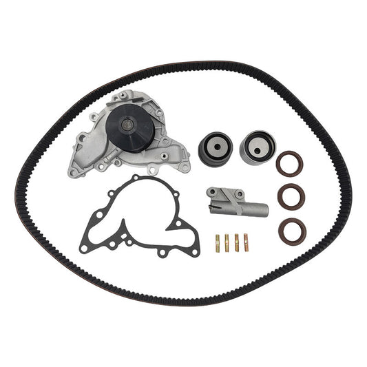 Water Pump + Timing Belt Tensioner Kit Fit For Mitsubishi Magna Verada Pajero 6G74 380 DB 6G75