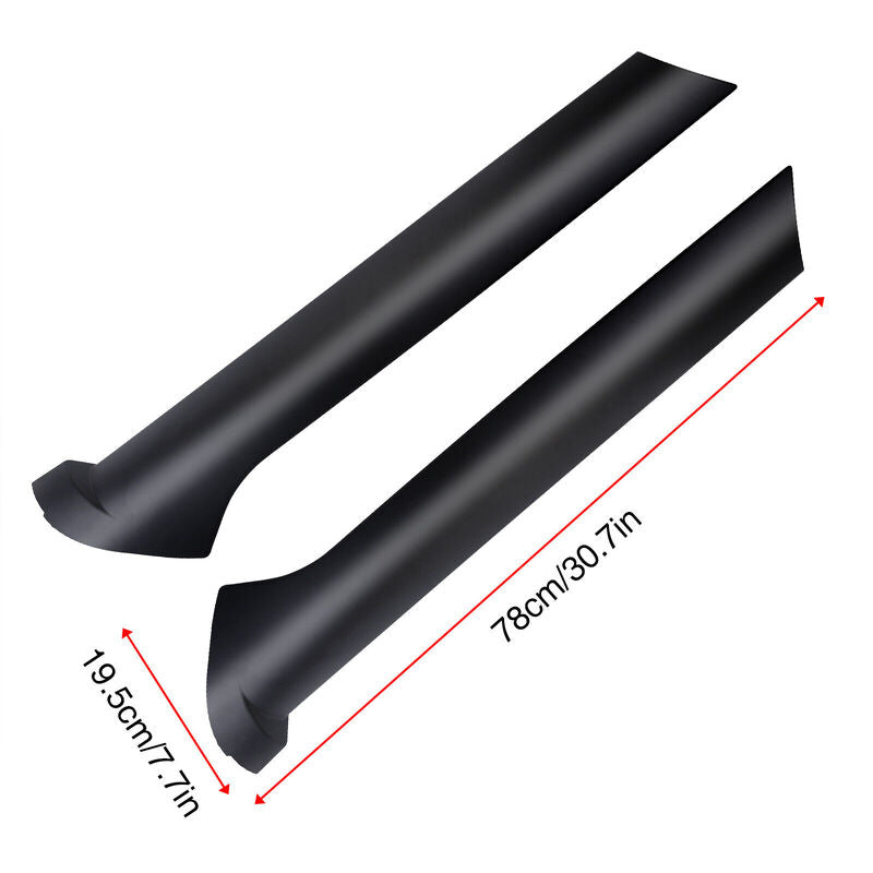 2 x Front Windscreen Pillar Moldings Fit For Land Rover Discovery 2 1999-2004