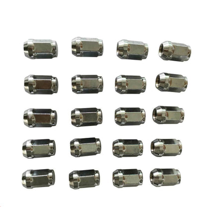 20 pcs Tapered Chrome Alloy Wheels Rim Nuts 12 x 1.5 Fit For Holden Commodore VL VN VR VS VT VX VY VZ