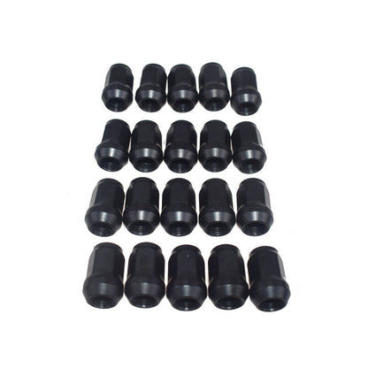 20 Pcs 14mmx1.5 Black Wheel Lug Nuts Fit For Holden Commodore VE VF