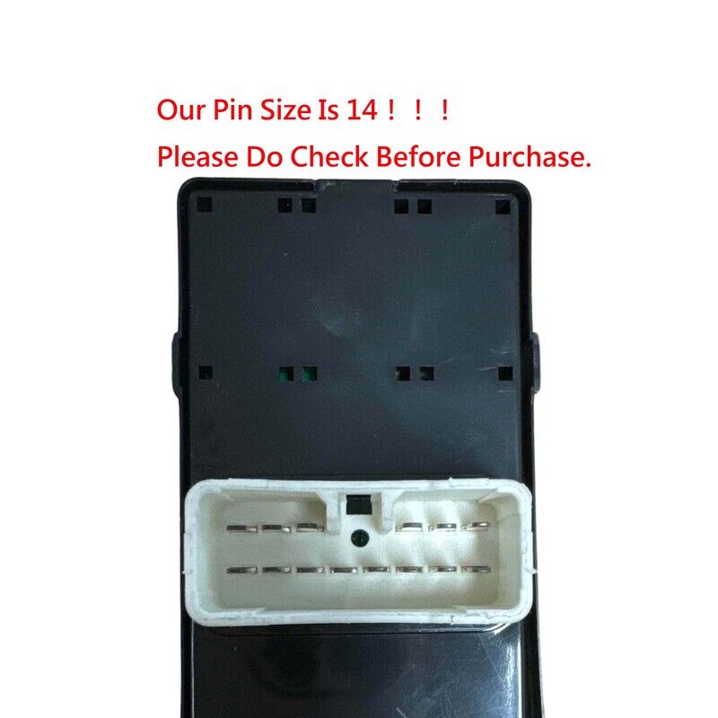 14 Pin Window Main Switch Power Window Switch Fit For Hyundai Accent RB 1.4L 1.6L G4LC G4FC D4FB G4FD 2011-2019 935701R211
