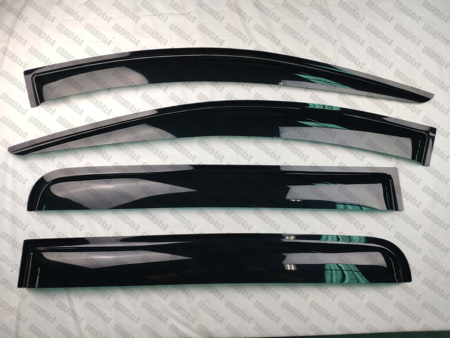 WEATHERSHIELDS WINDOW VISORS FOR MITSUBISHI TRITON MQ 2015 - 2018 TINTED