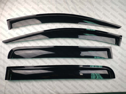 WEATHERSHIELDS WINDOW VISORS FOR MITSUBISHI TRITON MQ 2015 - 2018 TINTED