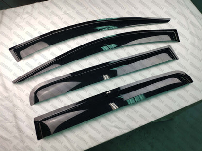 WEATHERSHIELDS WINDOW VISORS FOR MITSUBISHI TRITON MQ 2015 - 2018 TINTED