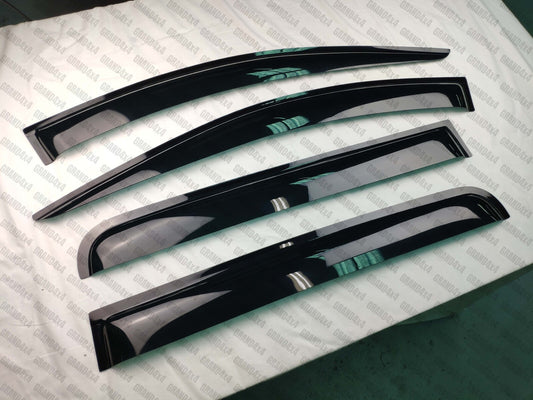 WEATHERSHIELDS WINDOW VISORS FOR MITSUBISHI TRITON MQ 2015 - 2018 TINTED