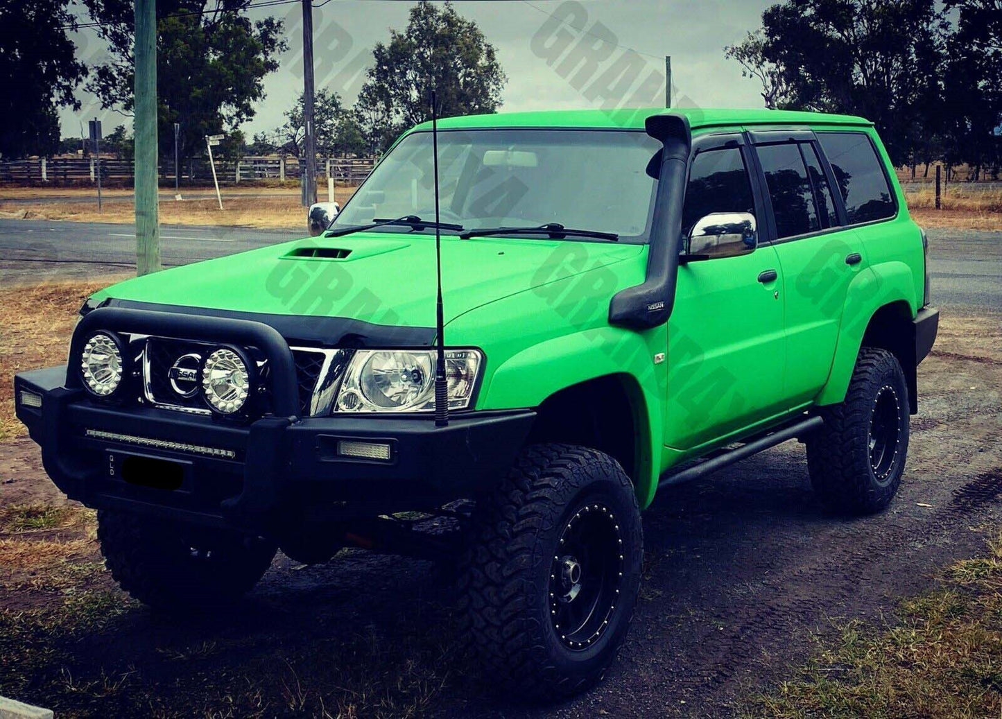 PREMIUM WEATHERSHIELDS WINDOW VISORS FOR NISSAN PATROL GU Y61 1997-2019 4PCS