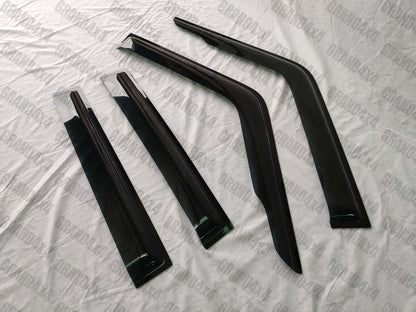 PREMIUM WEATHERSHIELDS WINDOW VISORS TO SUIT ISUZU MUX MU-X 2013 - 2019