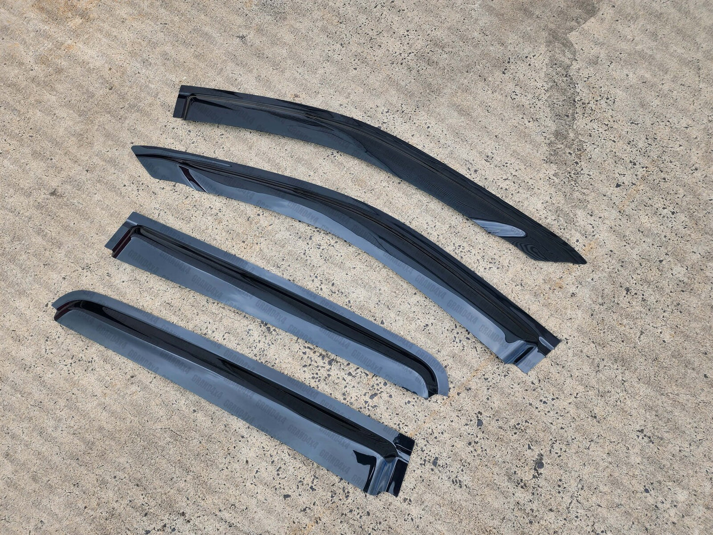 PREMIUM WEATHERSHIELDS WINDOW VISORS FOR MAZDA BT-50 2012 - 2019 BT50 TINTED