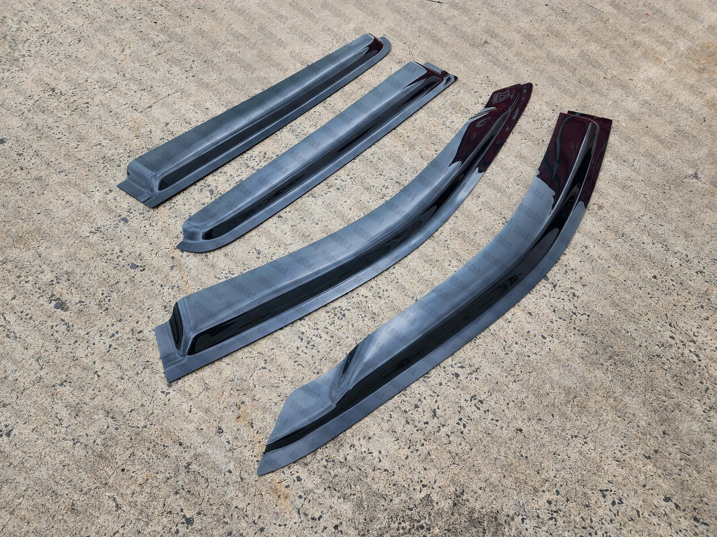 PREMIUM WEATHERSHIELDS WINDOW VISORS FOR MAZDA BT-50 2012 - 2019 BT50 TINTED