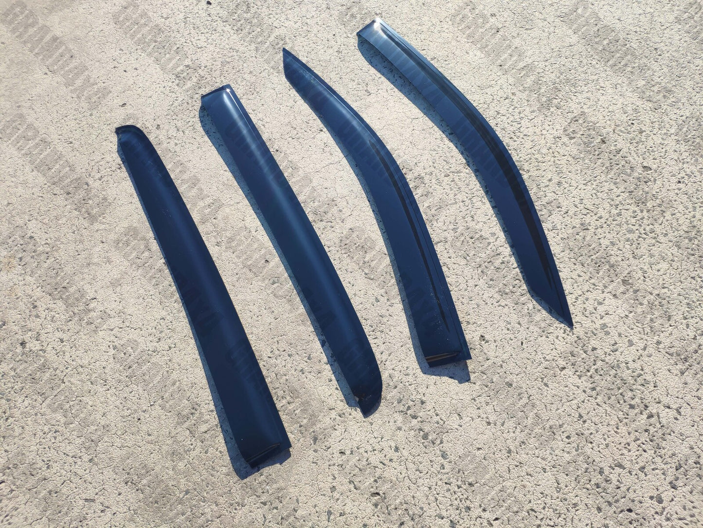 PREMIUM WEATHERSHIELDS TINTED WINDOW VISORS FOR ISUZU MU-X 2013 - 2020