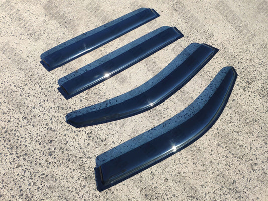 PREMIUM WINDOW VISORS SHIELDS FOR TOYOTA LANDCRUISER 200 SERIES 2007 - 2020