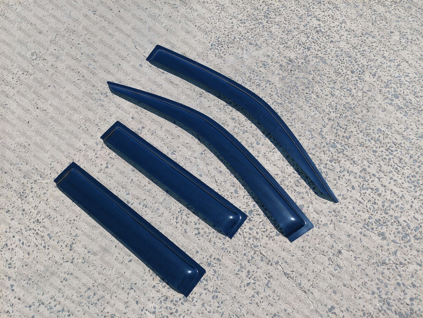 PREMIUM WEATHERSHIELDS TINTED WINDOW VISORS FOR GREAT WALL STEED 2016+ DUAL CAB