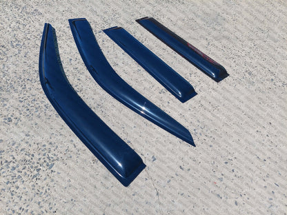 PREMIUM WEATHERSHIELDS TINTED WINDOW VISORS FOR GREAT WALL STEED 2016+ DUAL CAB