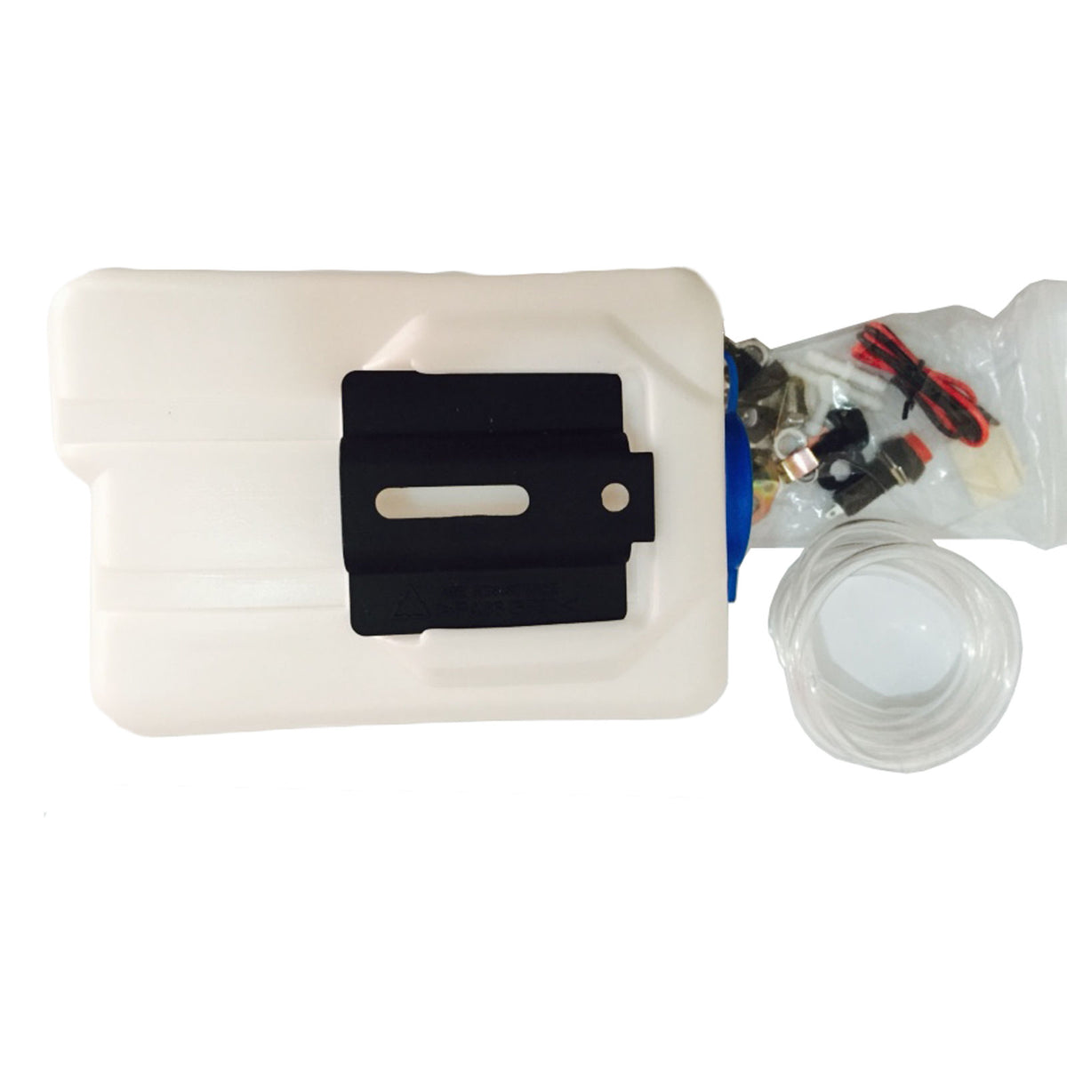 Windscreen Washer Bottle Kit Universal 12V With Pump Hose With Mounting Bracket