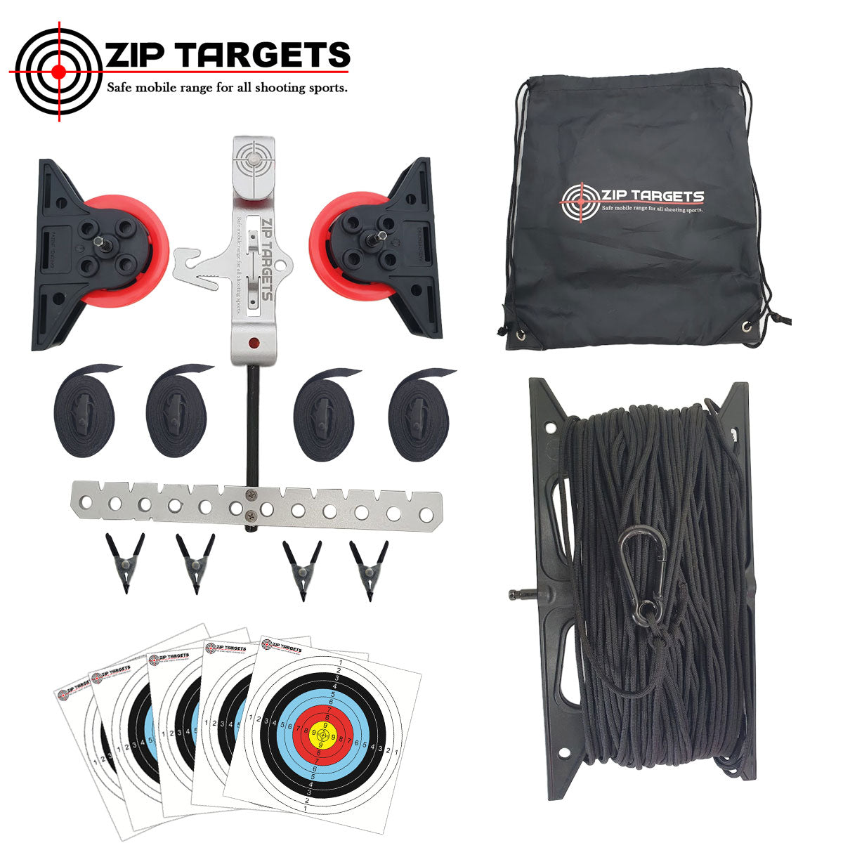 Zip Target Portable Shooting Range Zip Targets