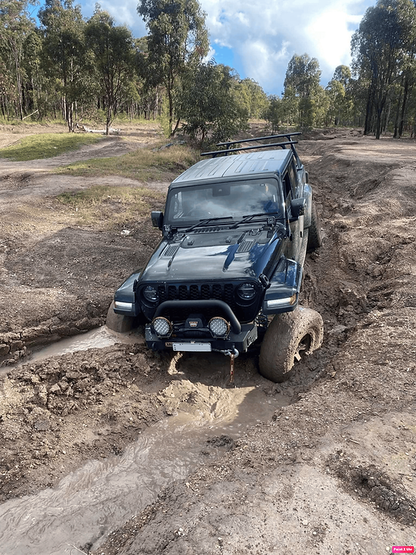 Jeep Wrangler Bonnet LED brackets LB-074 SKU: LB-074