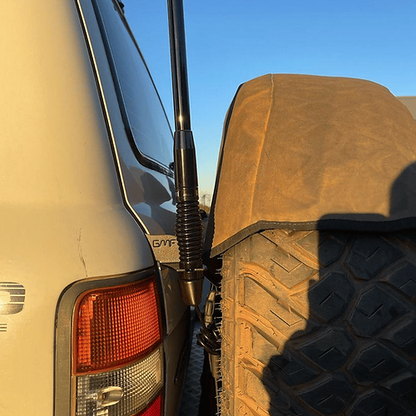 Land cruiser LC80 Aerial UHF Antenna tailgate Bracket TG-123 SKU: TG-0123